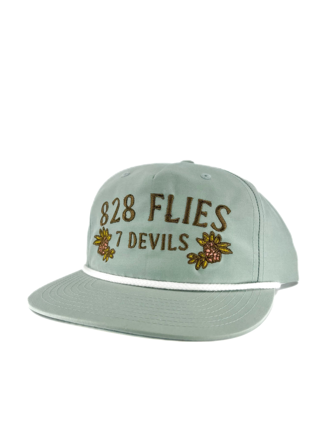 828 Pablo Escobarred Hat - Blue Ridge Rhododendron Dusty Blue w/ White Rope (NEW)