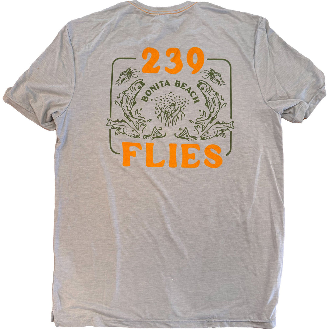 Marsh Wear Buxton Pocket Short Sleeve Cloud Heater w/239Flies Everglades Slam Art