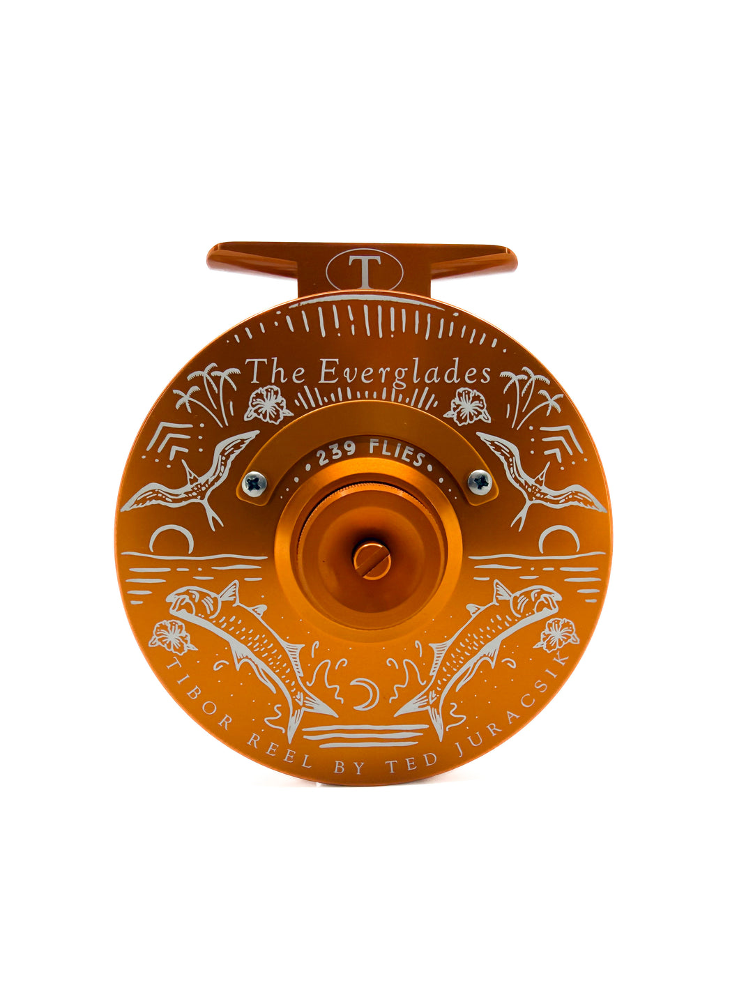 Tibor Everglades - Sunset Orange w/239 Bre Drake Tarpon Art
