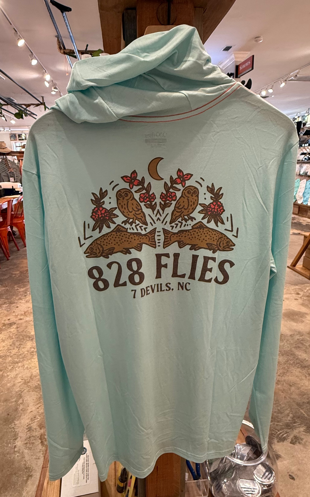 828Flies Technical Fishing Hoody - High-Country Hootenanny