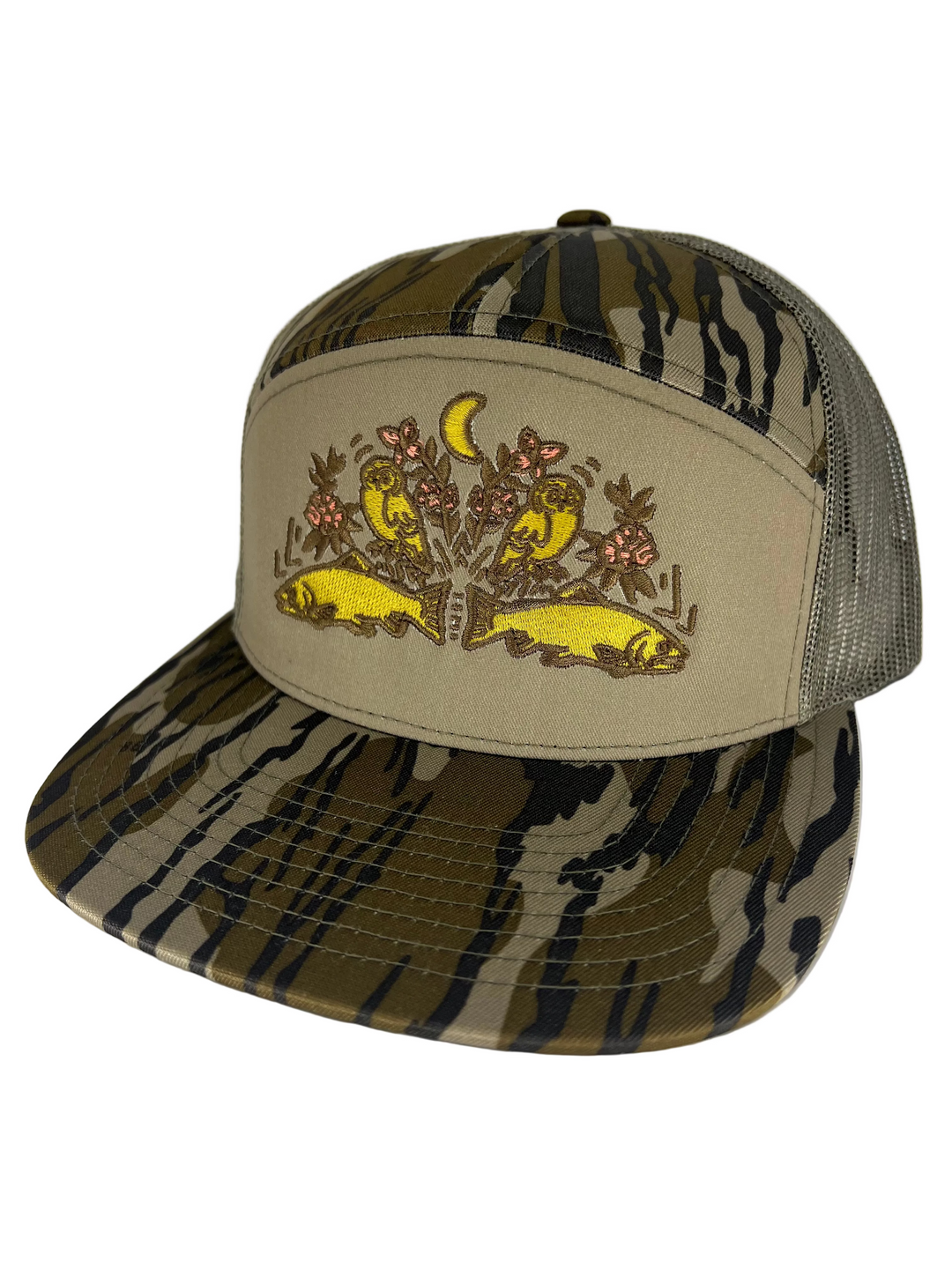 828 Trucker Hat - Mossy Oak Bottomland - Midnight Hour(NEW)