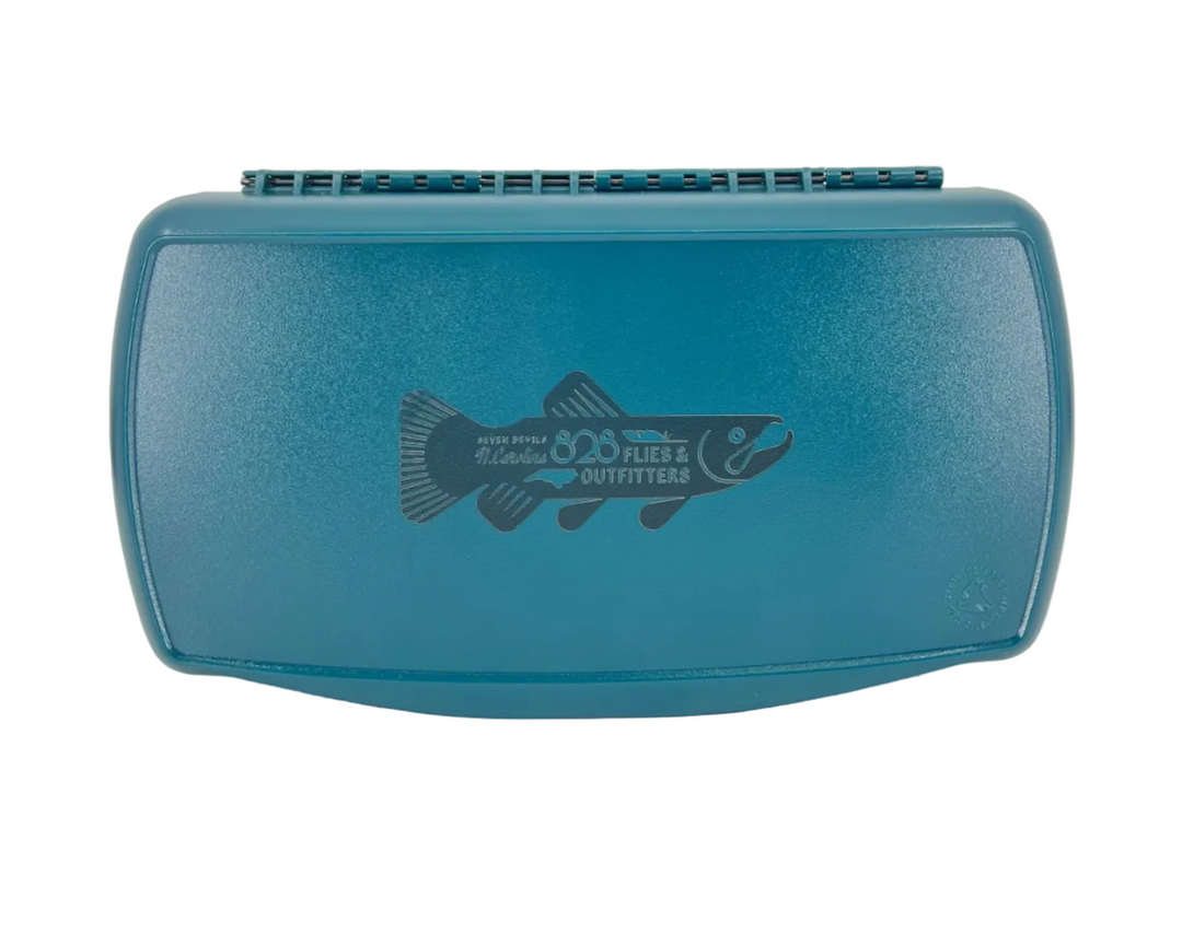 Fishpond Tacky Pescador Fly Box - Large - Baja Blue - 828Flies Brown Trout(CUSTOM)(NEW)