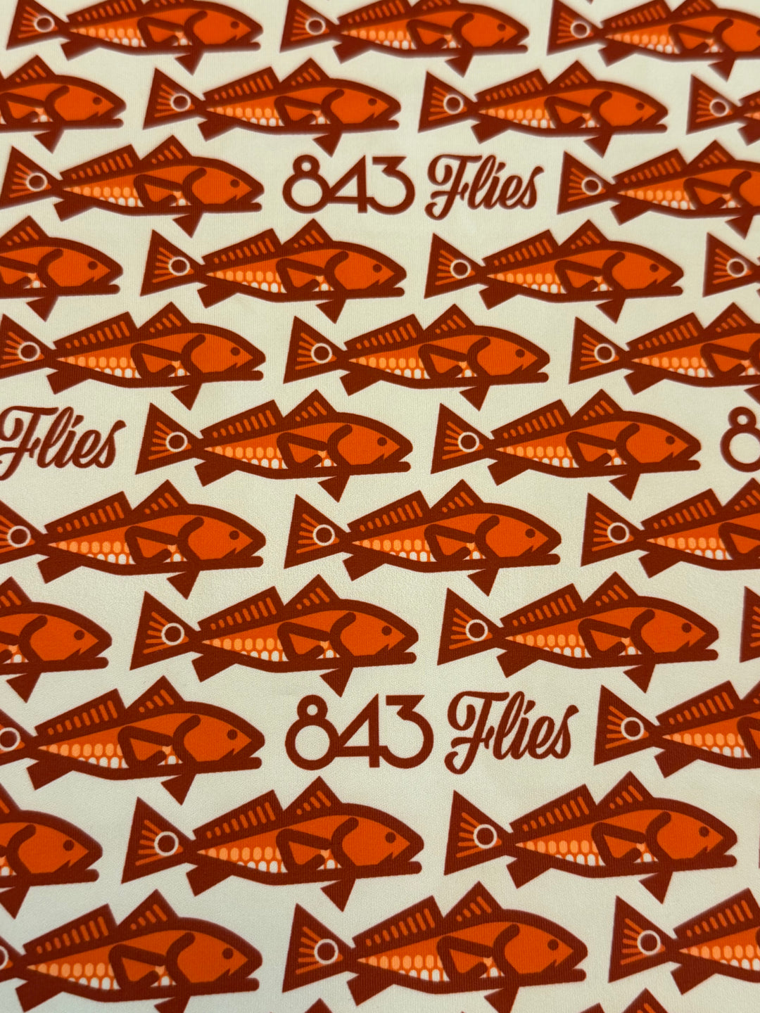 843Flies Sun Mask - Red Runner