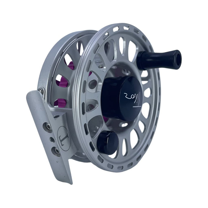 Tibor Sig. Series 7/8 Frost Silver w/ Neon Pink Hub (CUSTOM IN STOCK)