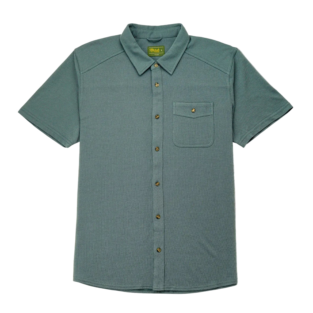Marsh Wear - Coffin Point Shirt - Goblin Blue Heather