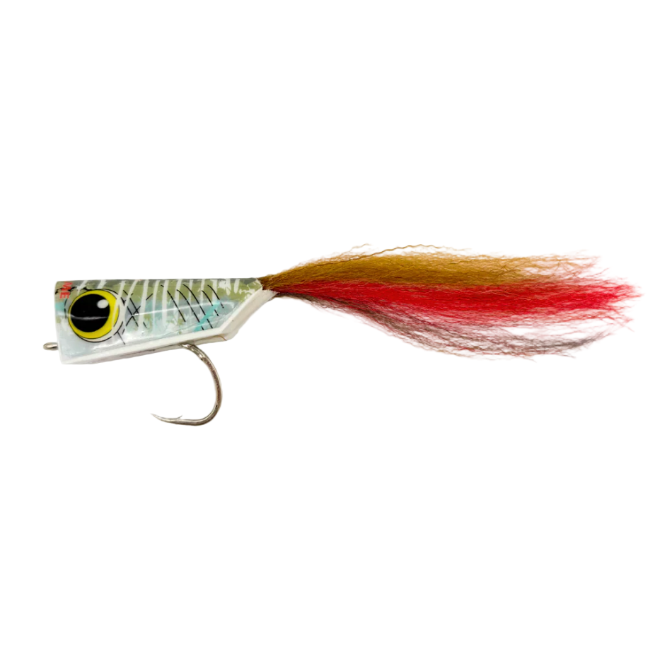 Surface Seducer® Popstar Popper - (2/0) - Tan & Olive