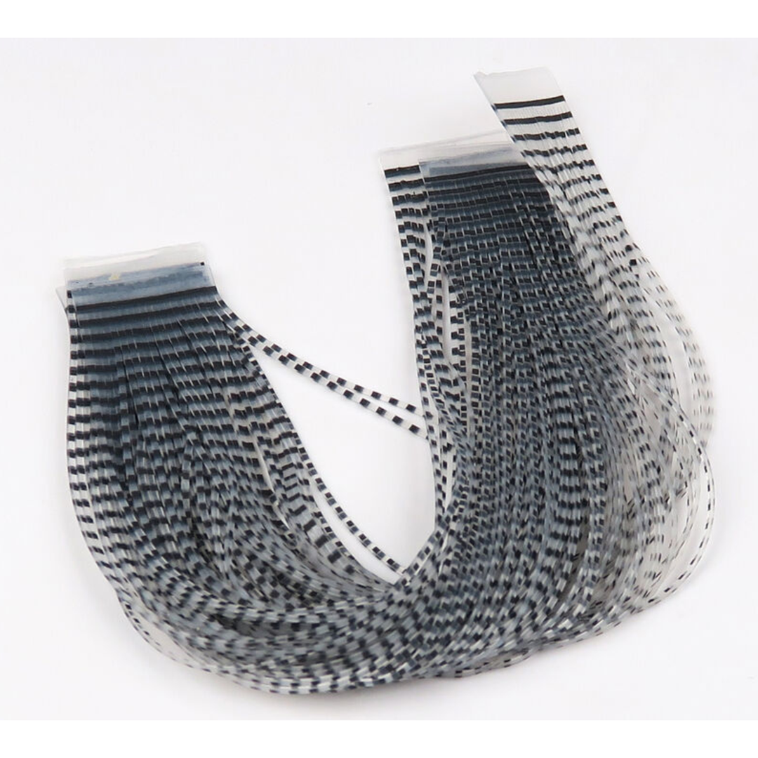 Chicone's Regular Crusher Legs #9 Black Barred Clear