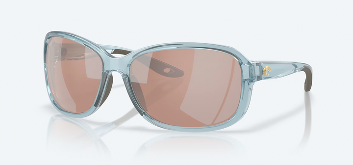 Costa - SEADRIFT, Translucent Silt Blue, Copper Silver Mirror Polarized Polycarbonate (IN STOCK)