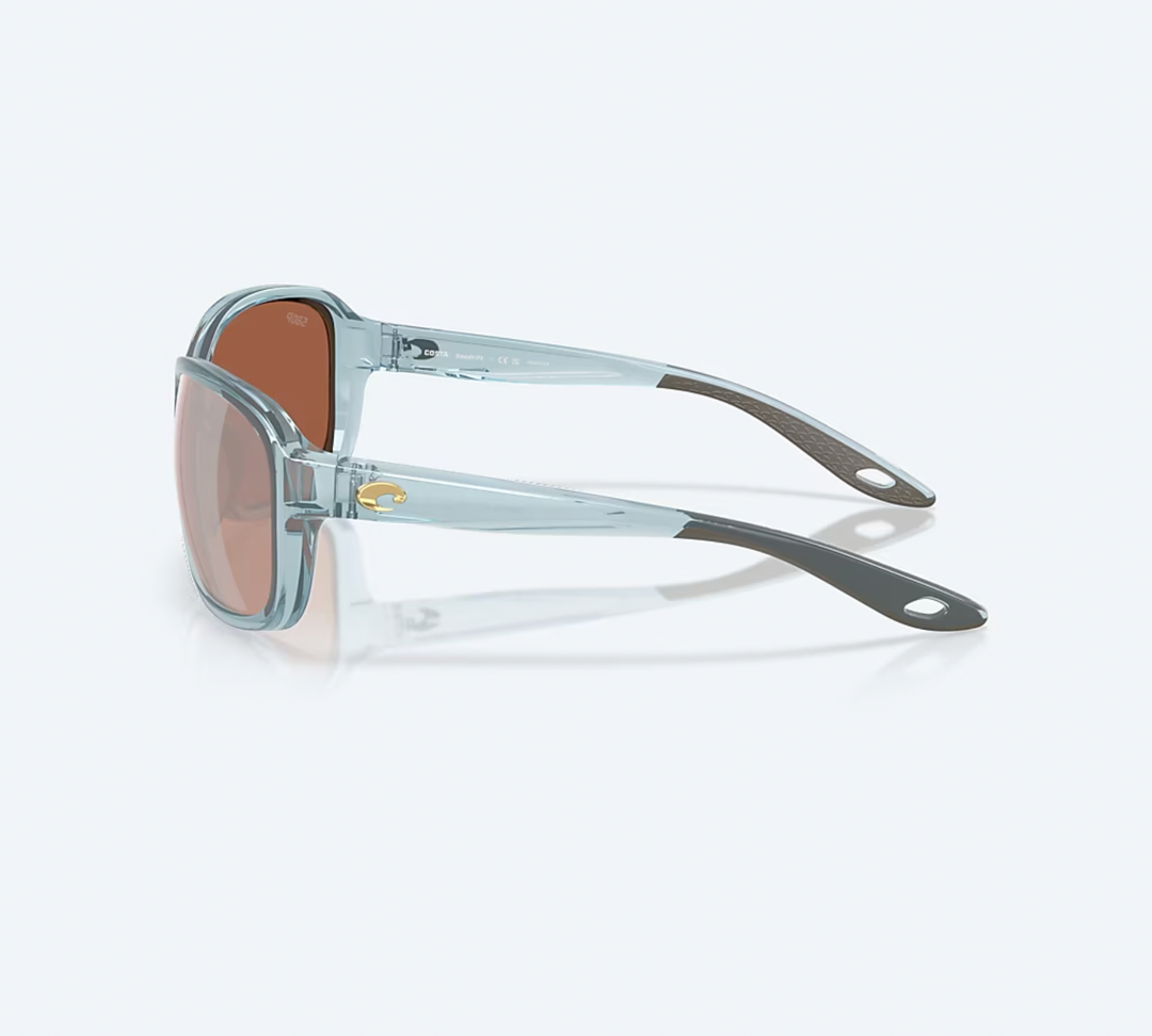 Costa - SEADRIFT, Translucent Silt Blue, Copper Silver Mirror Polarized Polycarbonate (IN STOCK)