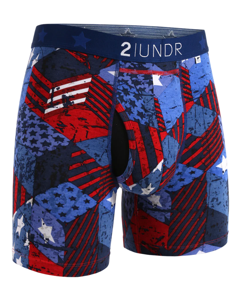 2UNDR - Swing Shift Boxer Brief 6" - Freedom