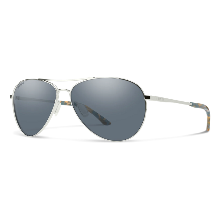 Smith Langley 2 - Silver + ChromaPop Polarized Slate Lens(IN STOCK)