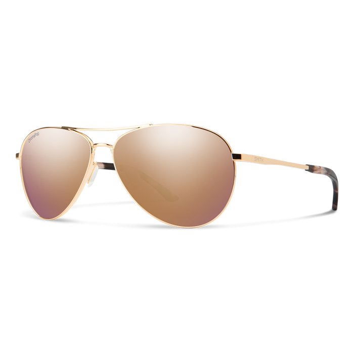 Smith Langley 2 - Rose Gold Frame + ChromaPop Polarized Rose Gold Mirror Lenses (IN STOCK)