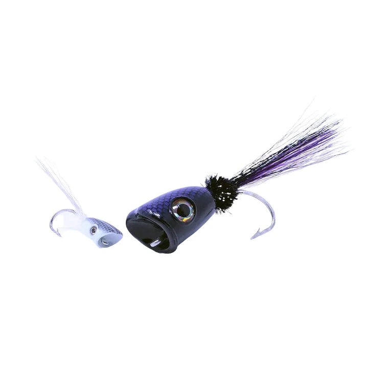 Surface Seducer® Double Barrel™ Baitfish Popper - Size 1/0